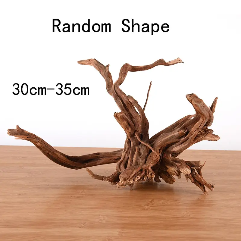 Natural Tree Trunk Driftwood Fish Tank Driftwood Aquarium Fish Tank Plant Aquarium Decoration Home Desktop Decoration Random