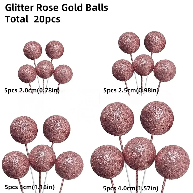 Glitter Rose Gold