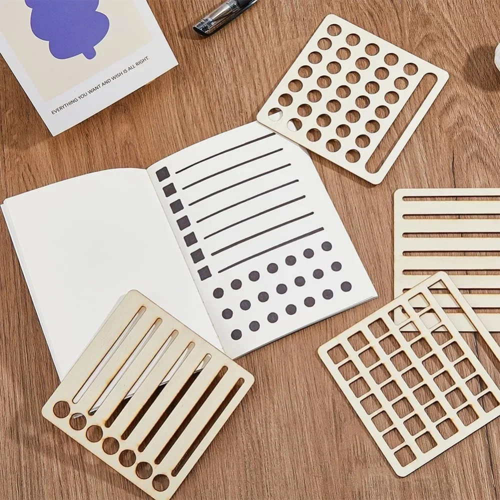 6-Pcs Colorful Ink Blending Brushes Set For Painting, Drawing, Card Making
