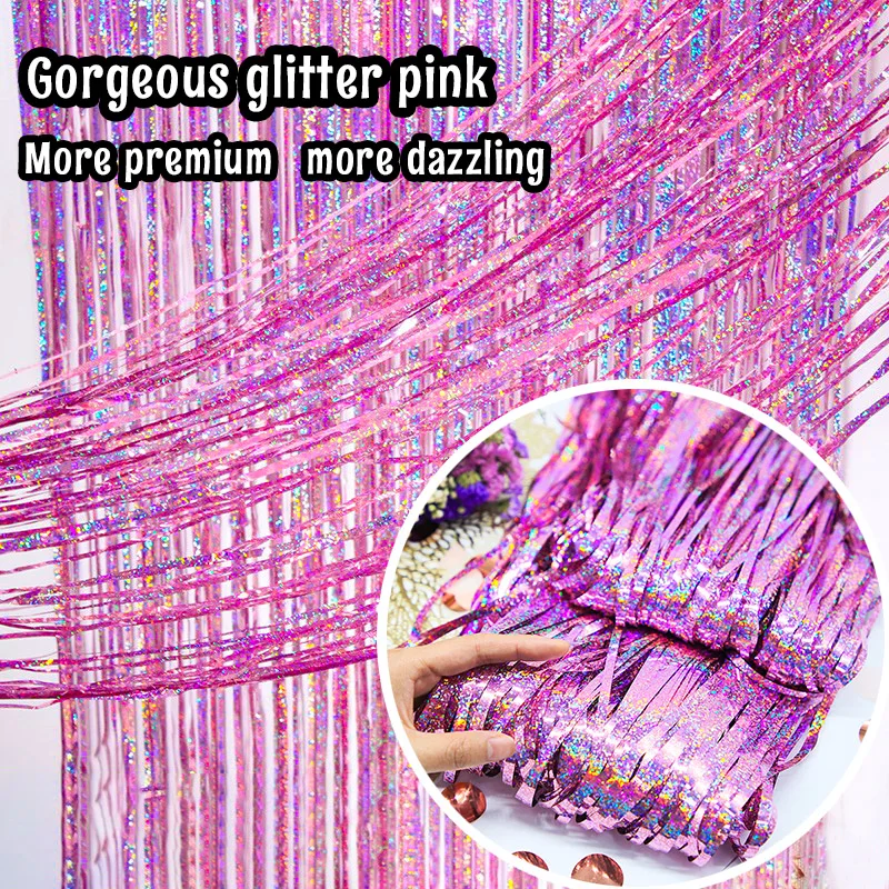 glitter pink