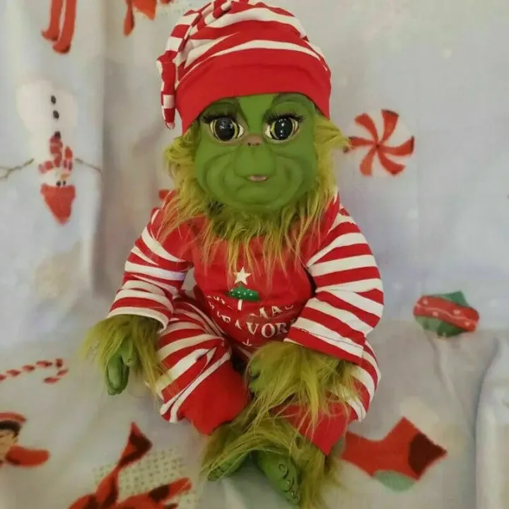 Christmas Dolls Cute Stuffed Plush Toy Room Decor Desktop Ornament Creative Adorable Holiday Decor Children Gift