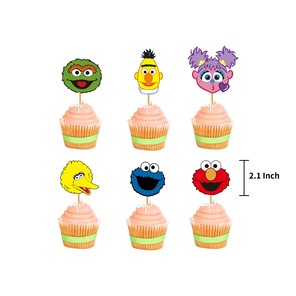 24pcs cake topper