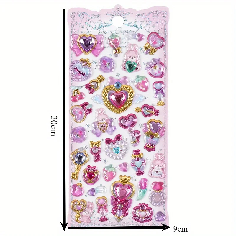 Decorative Stickers – Cartoon Pattern, Star Motifs, For Scrapbooking & Photo Album