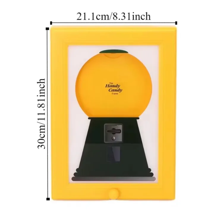 Creative Candy Storage Decoration Rack Personalize Candy Box Dispenser Photo Frame Home Furnishing Creativity Storage Decors