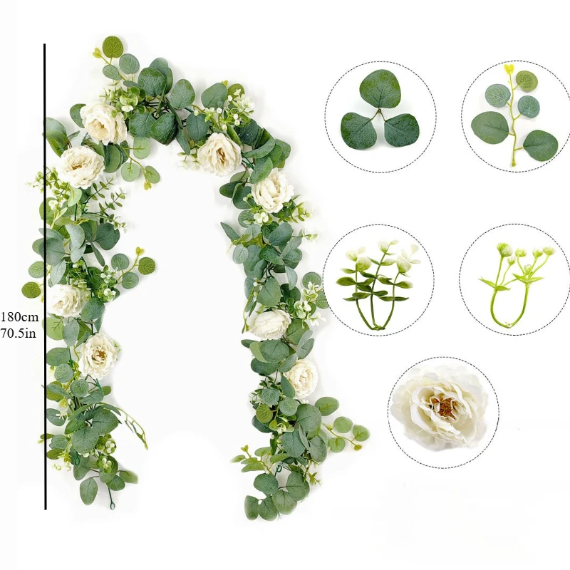 180cm Rose Vine