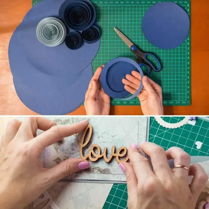 A3/A4 Cutting Board Grid Line Self-healing Cutting Board Craft Card Multicolor Double-sided Desktop Manual Cutting Pad