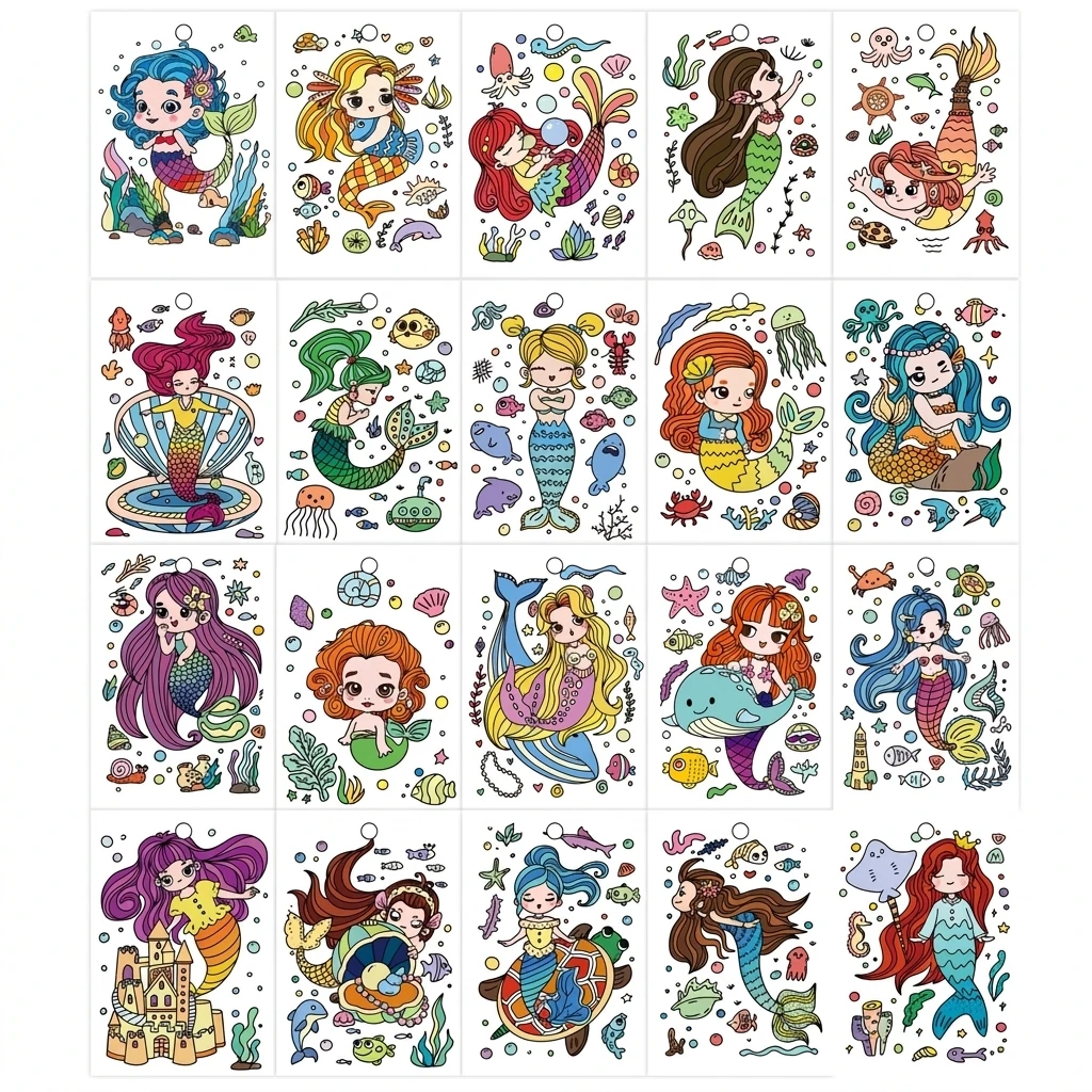 Mermaid cards