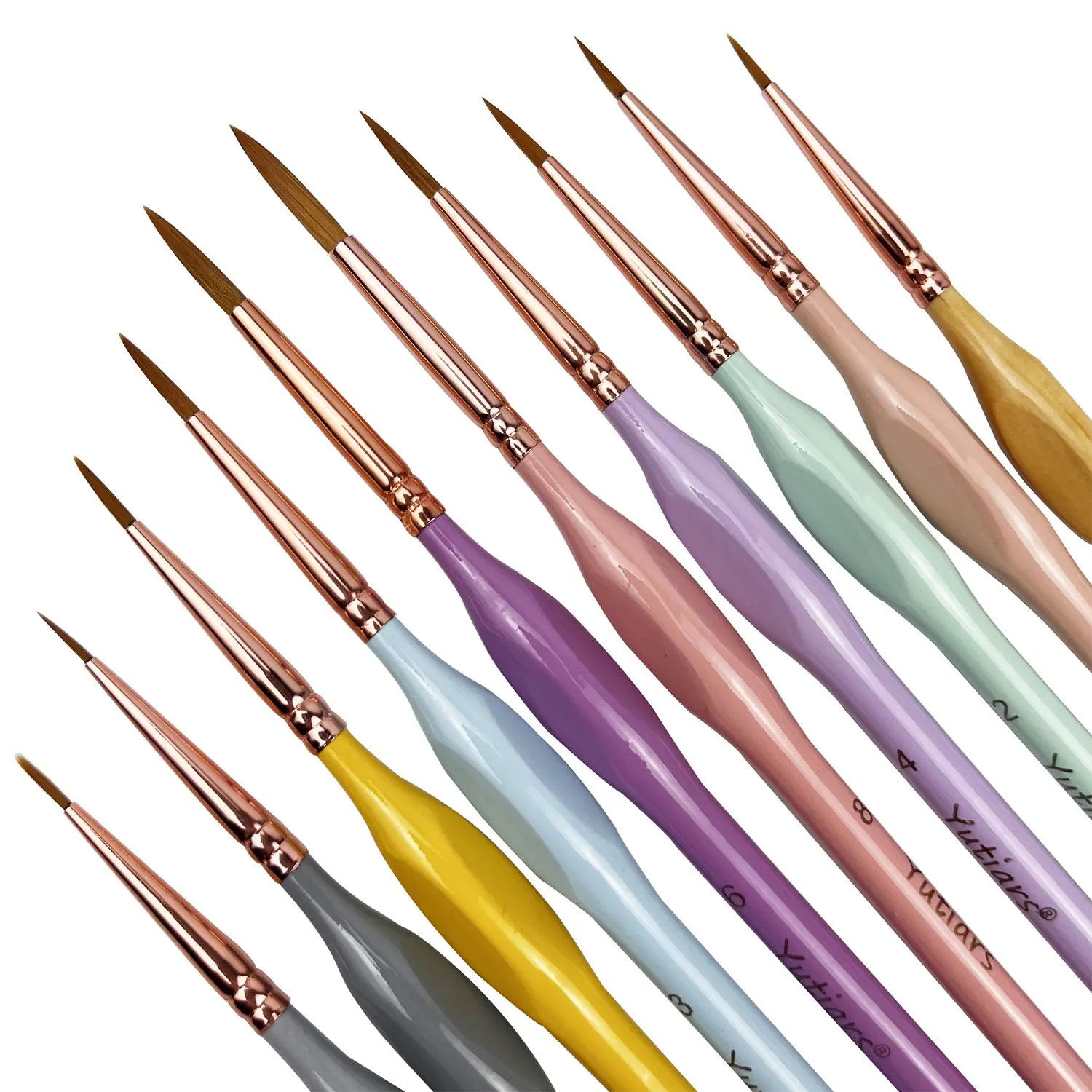 10pcs triangle color