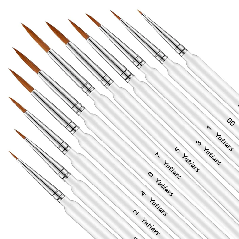 11pcs white