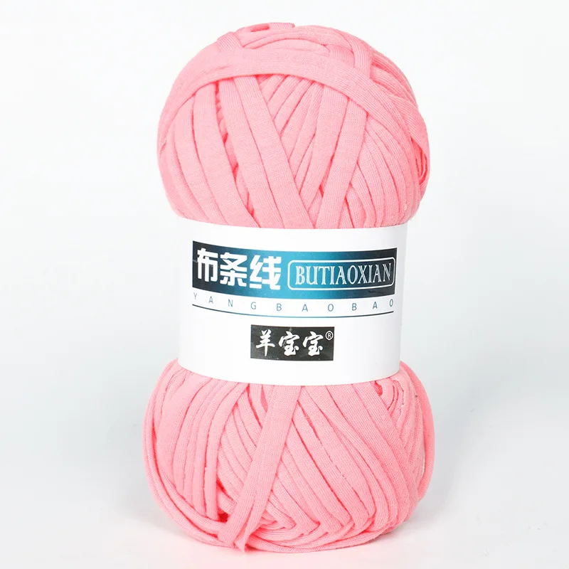 Crochet Bag Yarn, 100g T-Shirt Knitting Yarn, Soft Polyester Yarn for Coasters, Hats, Slippers, Crochet Projects, Thick Cloth Yarn