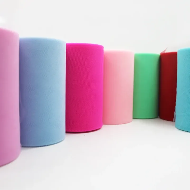 Tulle Roll 100 Yards 15cm Organza Fabric Wedding Decor White TUTU Baby Shower Tulle Decoration Roll Party and Events Engagement