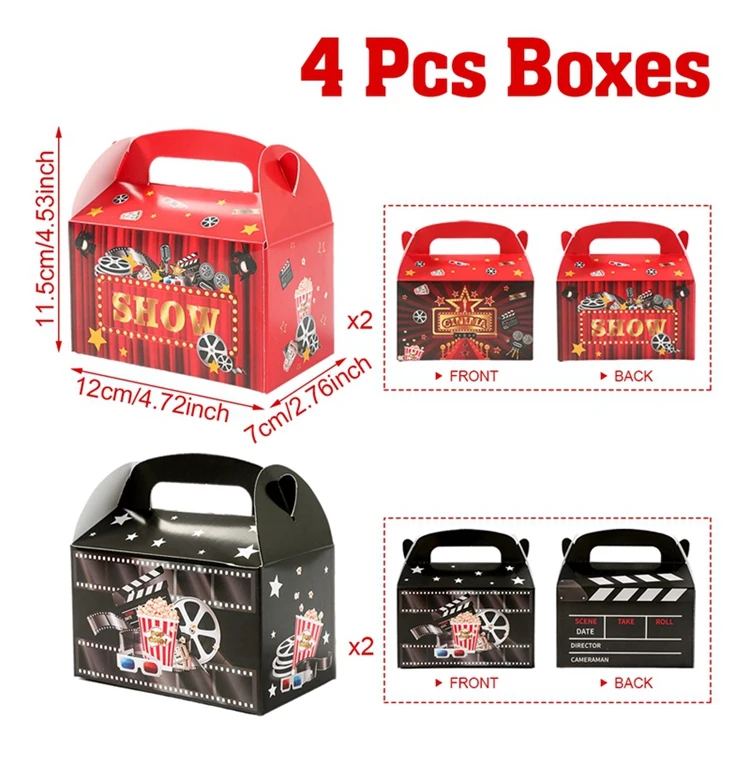 4pcs paper boxes