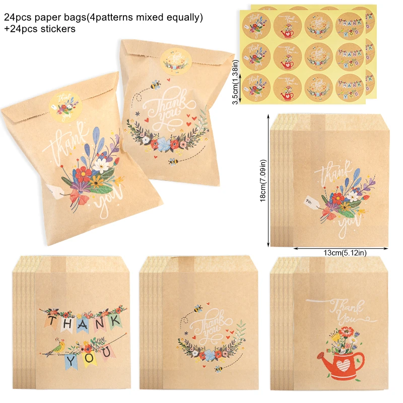 24Sets Flower TY
