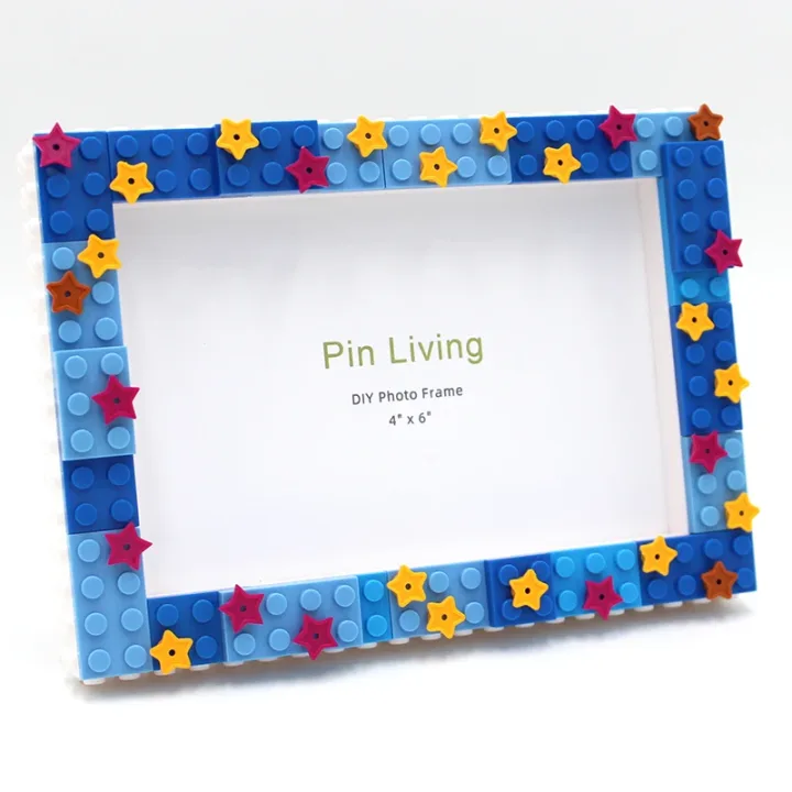 1PC Decor Photo Frame DIY Star Sky Simple Color Block Picture Frame For Home Decoration Birthday Gift