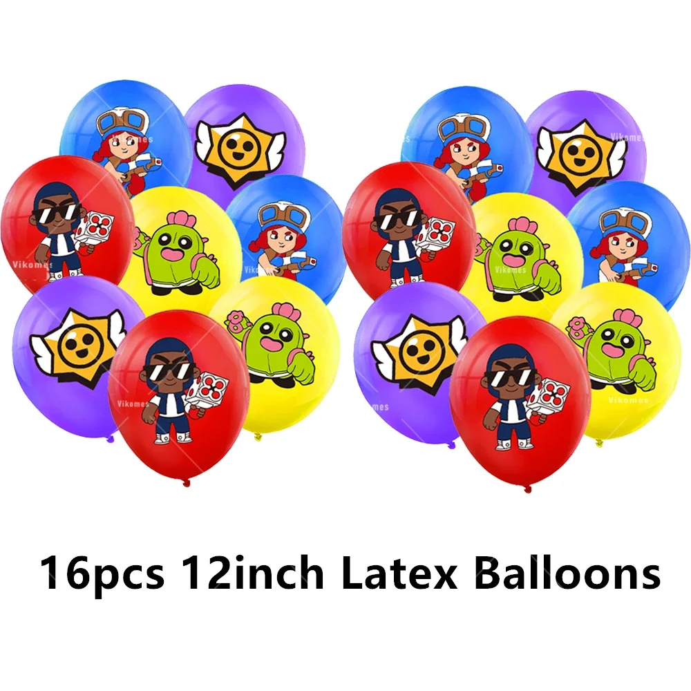 16pcs Latex Balloons