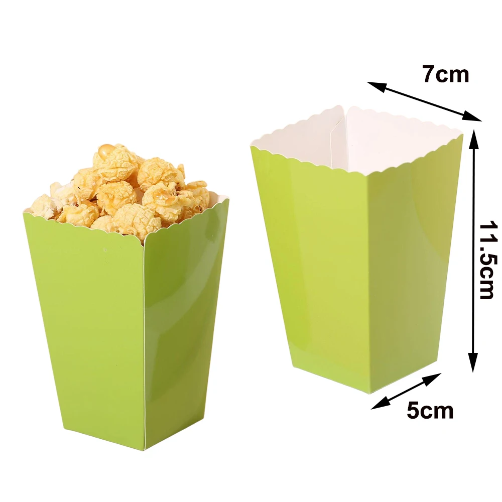 green popcorn box