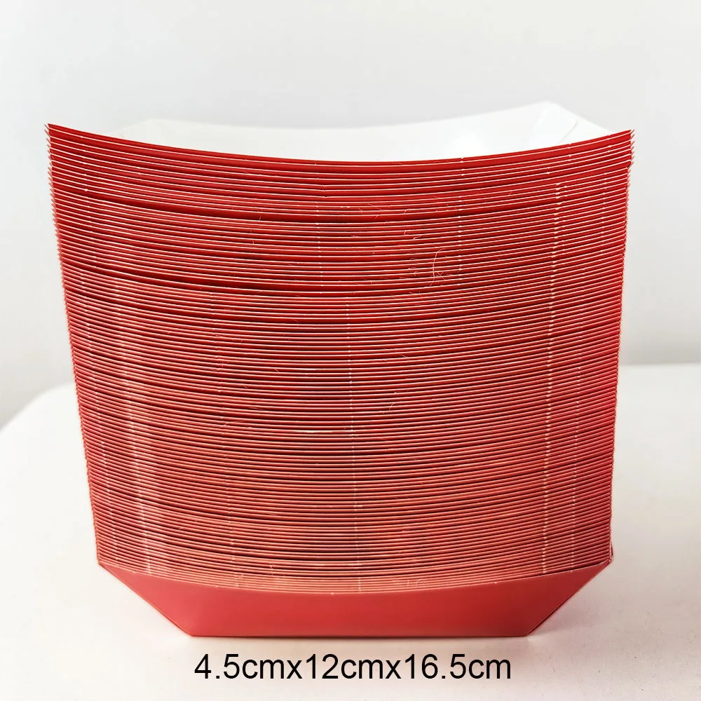 Red Food Trays