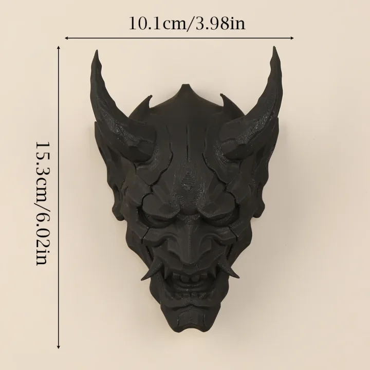Cross-Border Dark Style Demon Mask Wall Hanging Decoration For Retro-Style Home Wall Art Decor Scenario