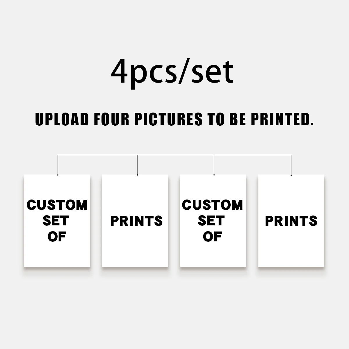 custom canvas-4pcs