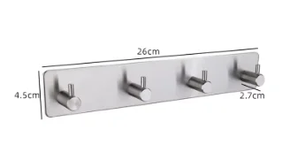 Silver-4Hook
