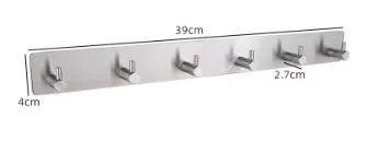 Silver-6Hook